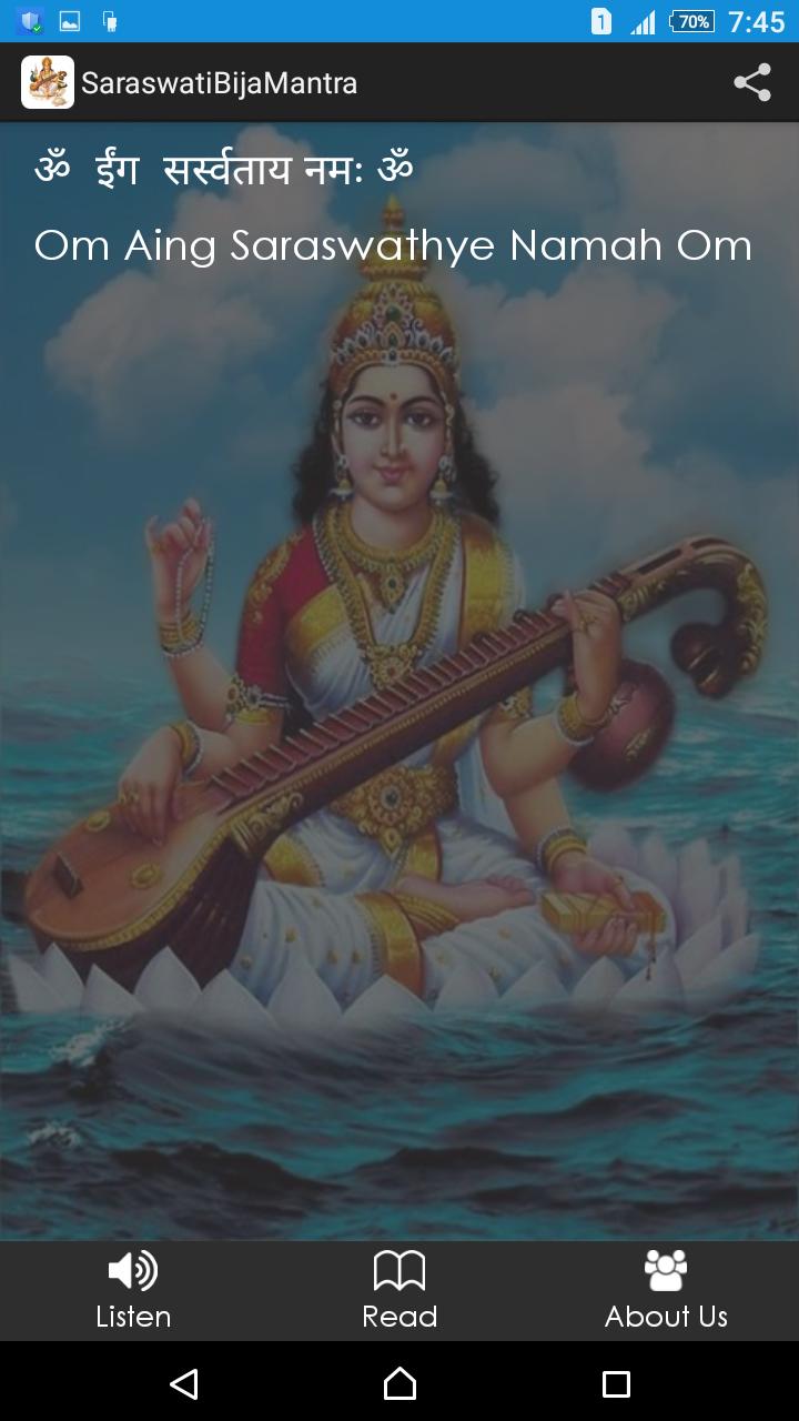 Saraswati BIja Mantra