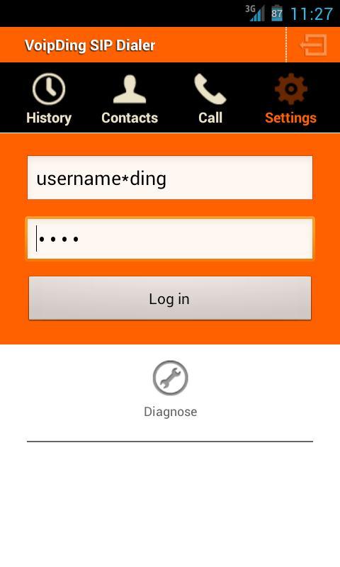 VoipDing SIP Dialer