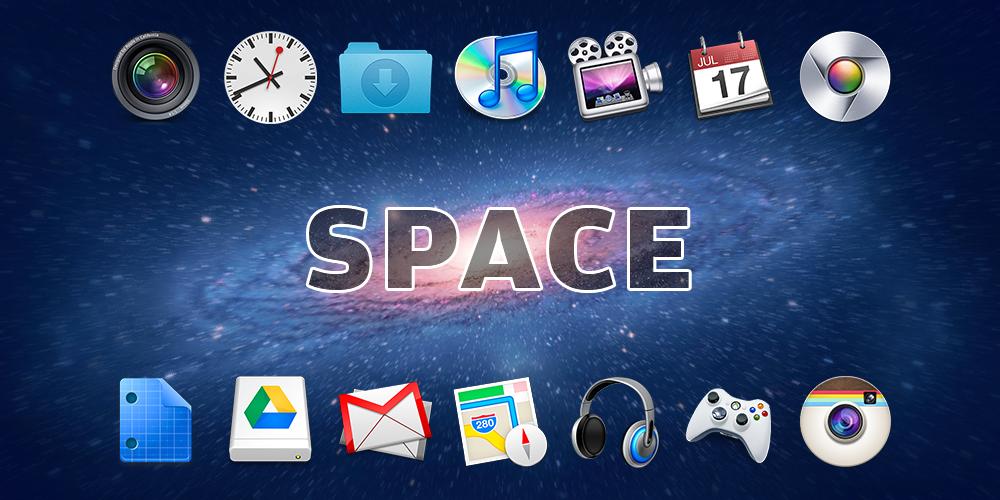 Space - Solo Launcher Theme