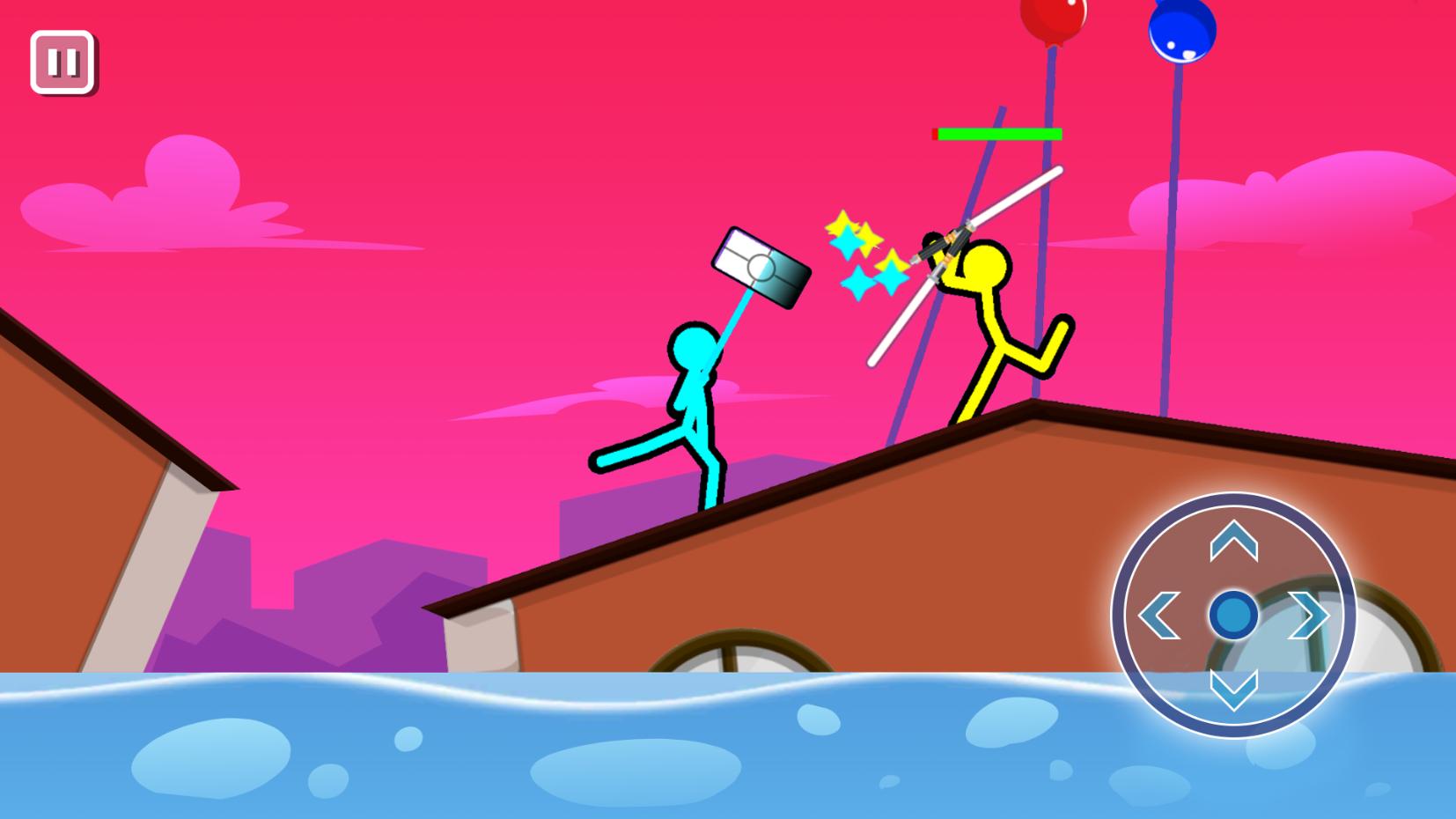Supreme Stickman Fight Battle - Two player game