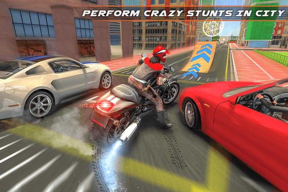 City Bike Driving Simulator: Moto Bike Stunt Games
