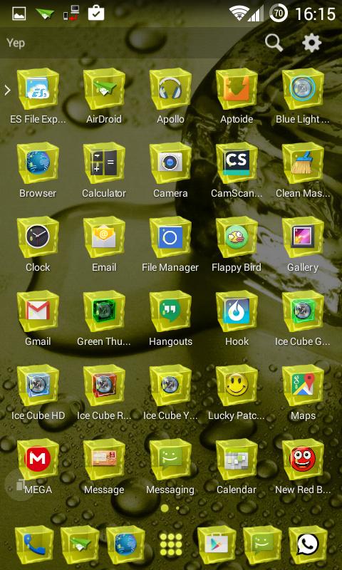 TSF Shell Theme Ice Cube Yello