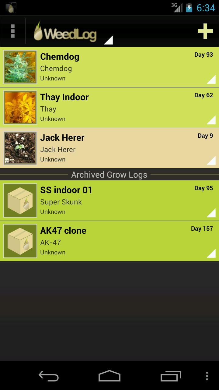 Weedlog - Cannabis Grow Logger