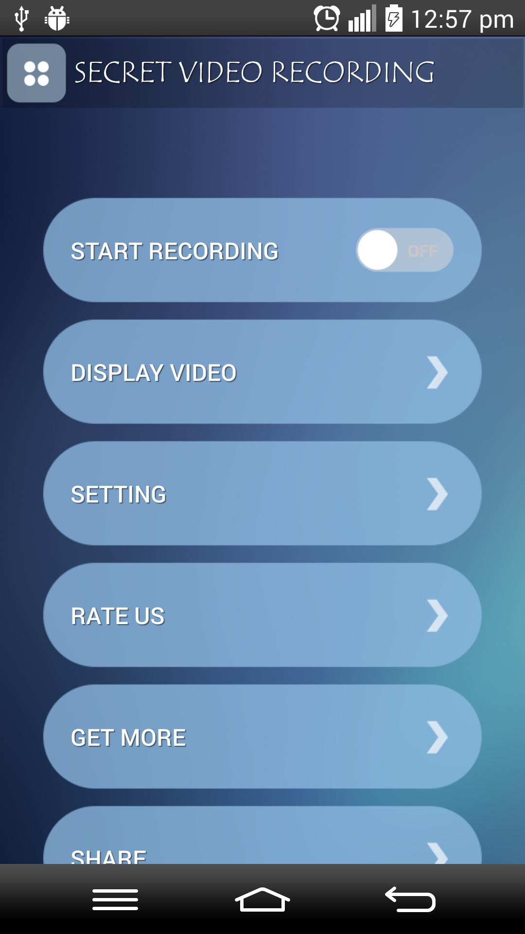 Secret Camera Recording