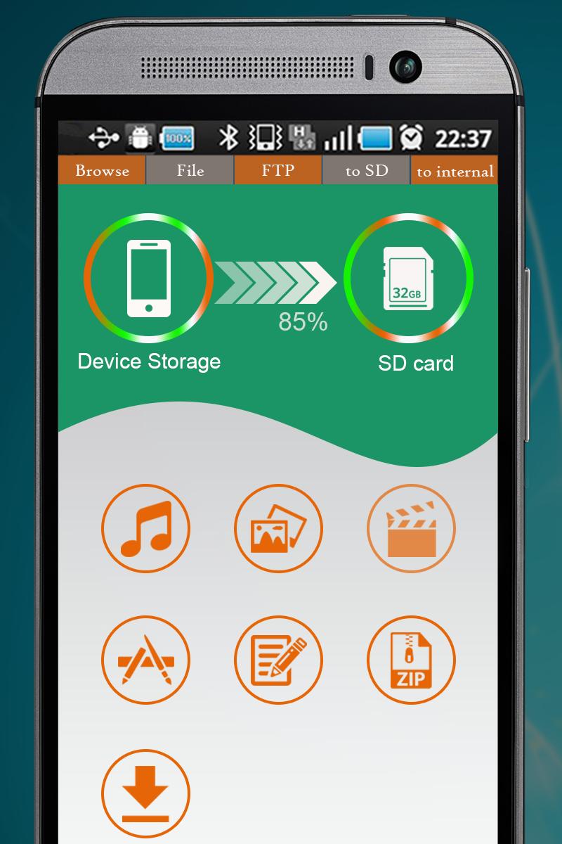 Phone to SD Card Sender