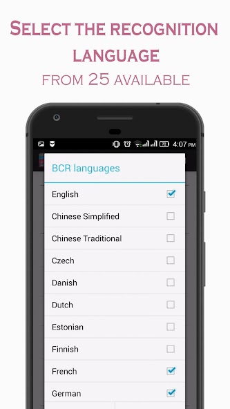 Business Card Reader for Suite