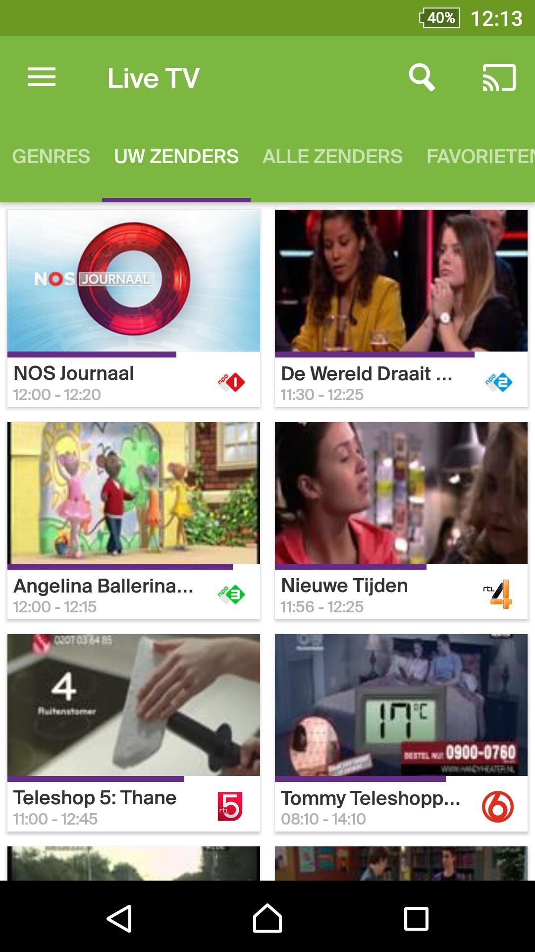 Online.nl TV app
