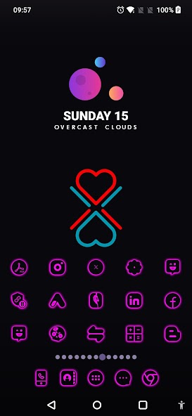 Neon-PinkPD Icon Pack