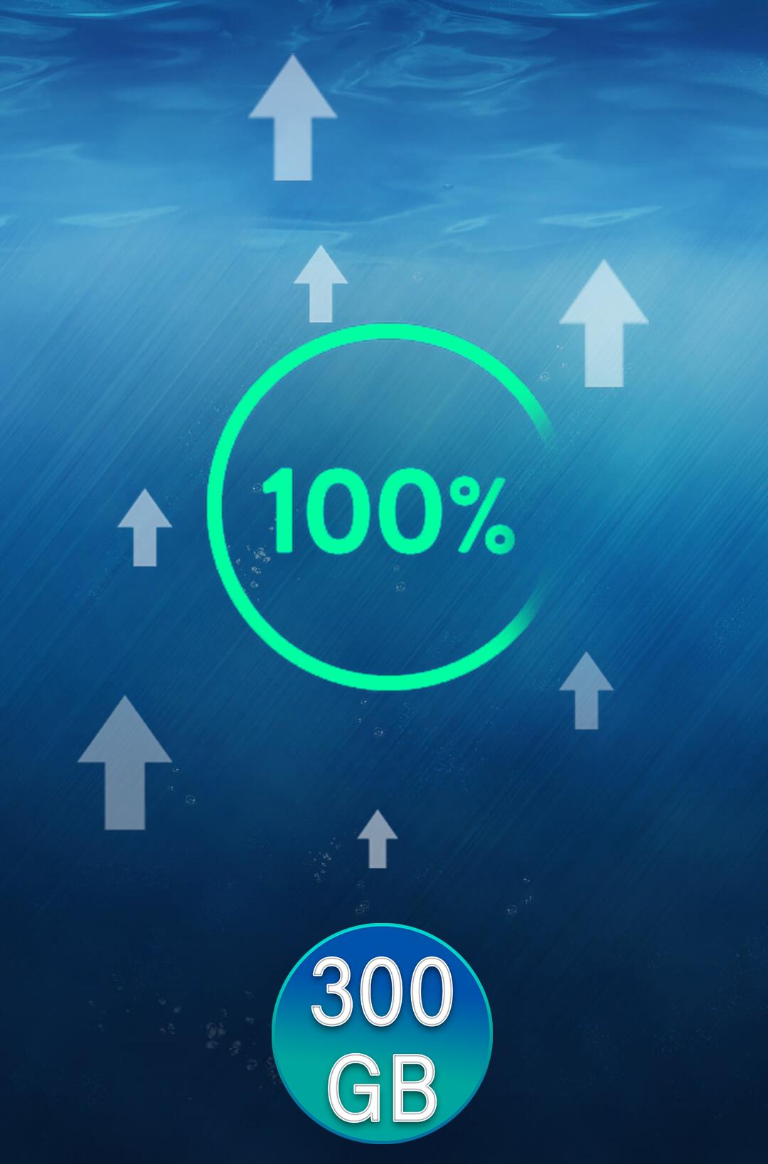 300gb Free Storage and backup 2018