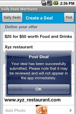 Daily Deals Merchants