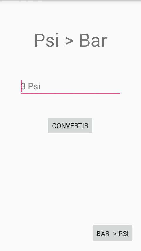 Converter: Bar - Psi