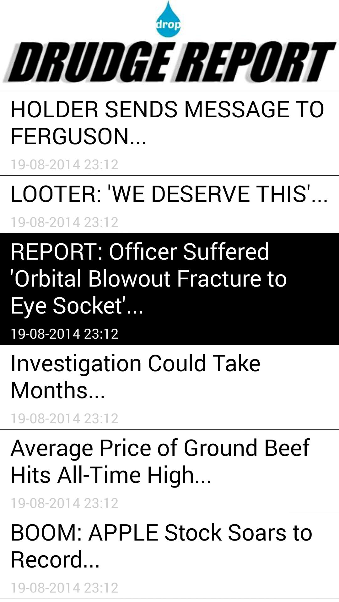 Drop - Drudge Report LITE