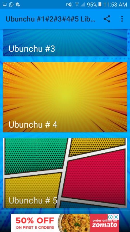 Ubunchu #1#2#3#4#5 Libros Grat