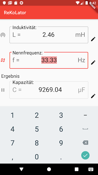 Resonanzkondensator-Kalkulator