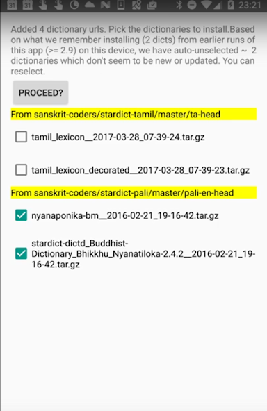 Stardict Dictionary Updater
