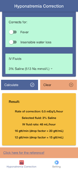 Hyponatremia Correction Rate