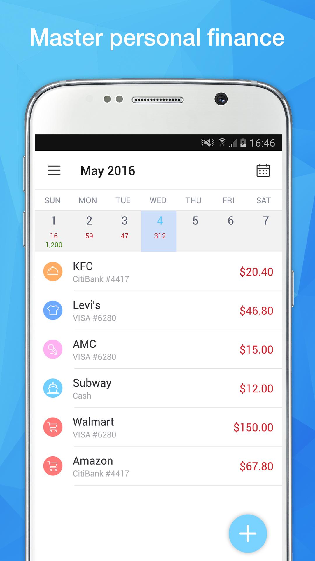 Pocket Expense with Sync