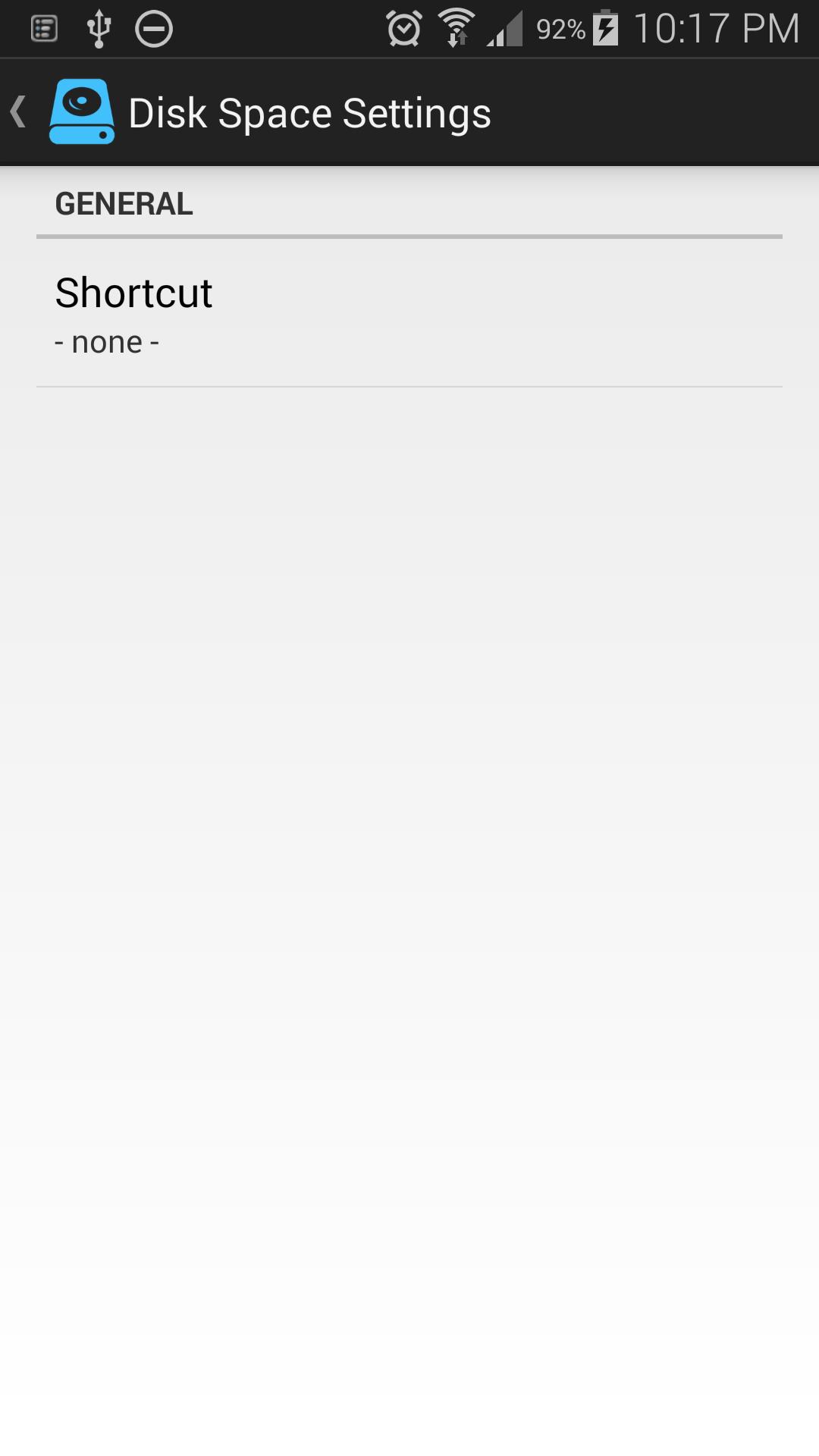 DashClock Disk Space Extension