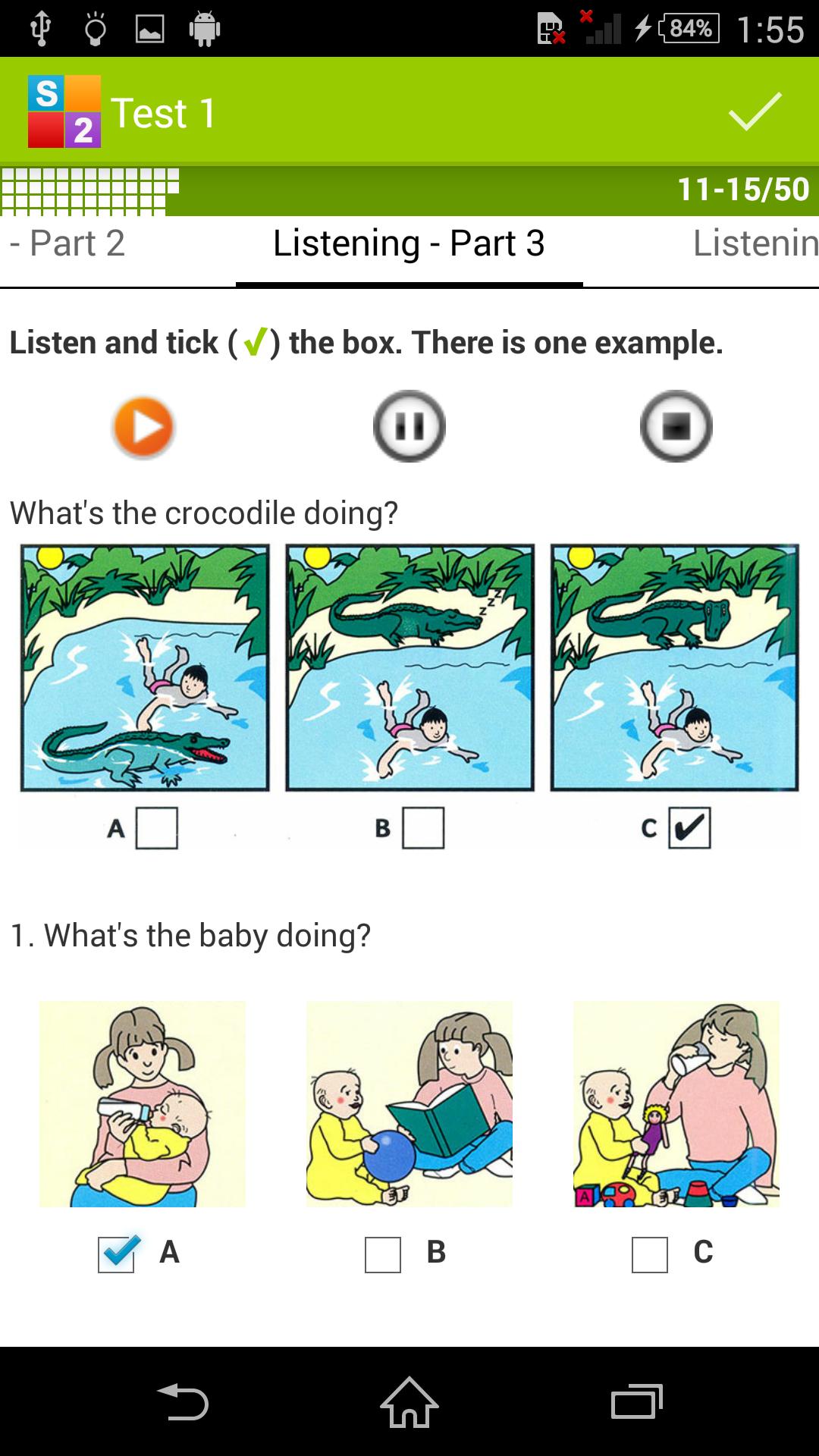 English Starters 2 - YLE Test