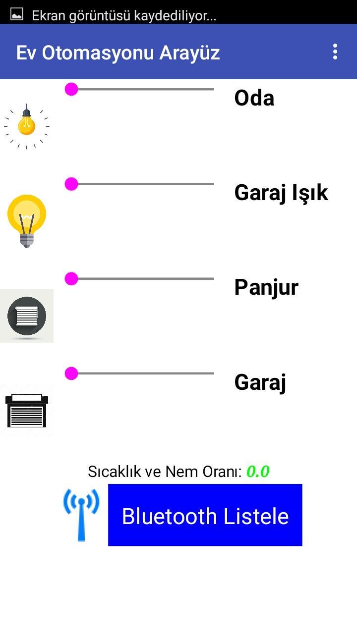 IOT Ev Otomasyonu Kontrol Paneli