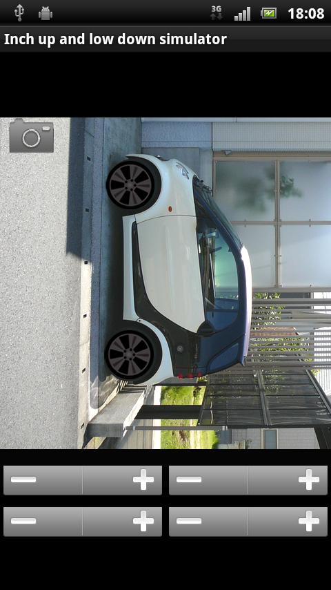 Inch up and lowdown simulator