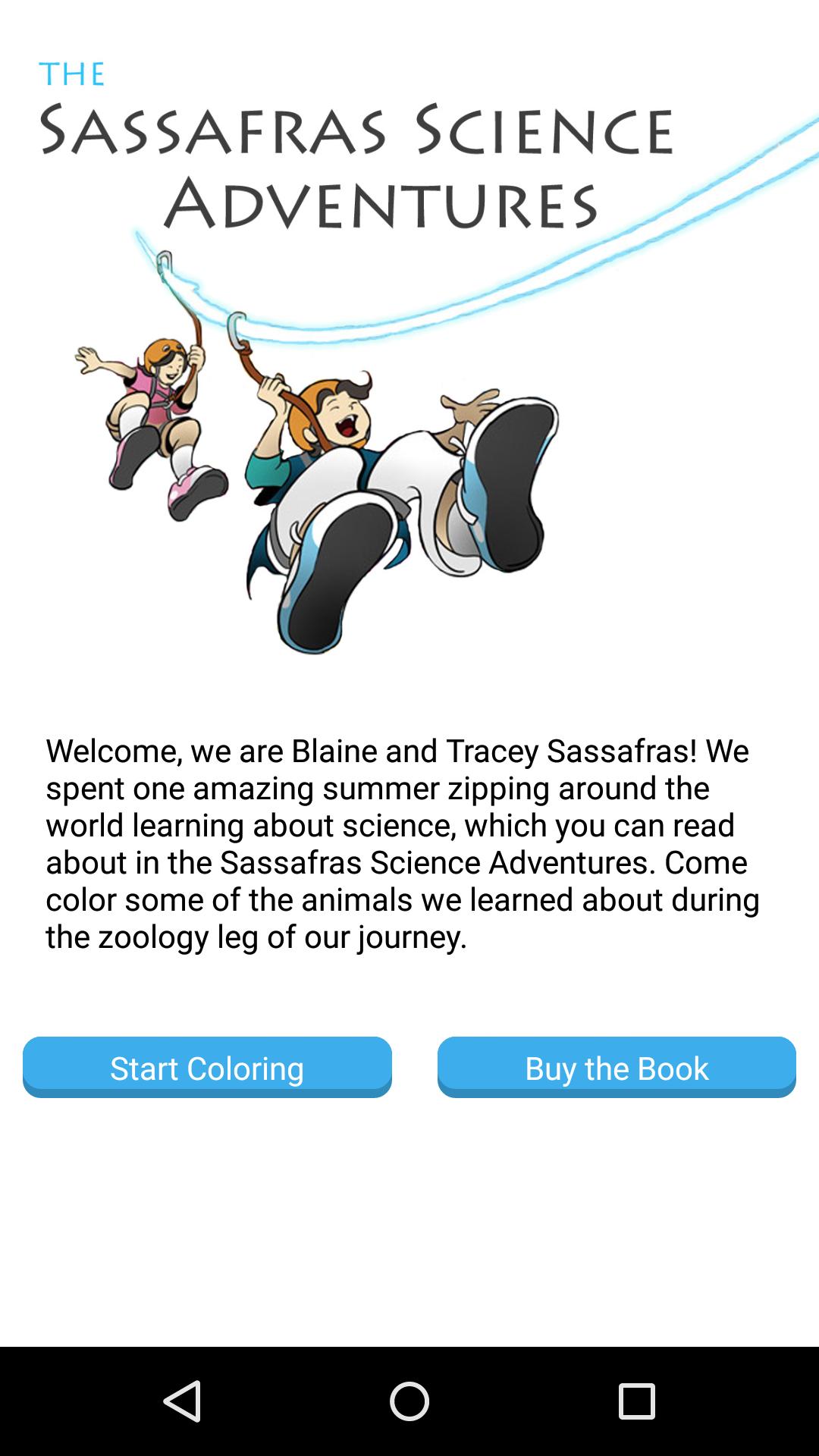 Sassafras Zoology Coloring App