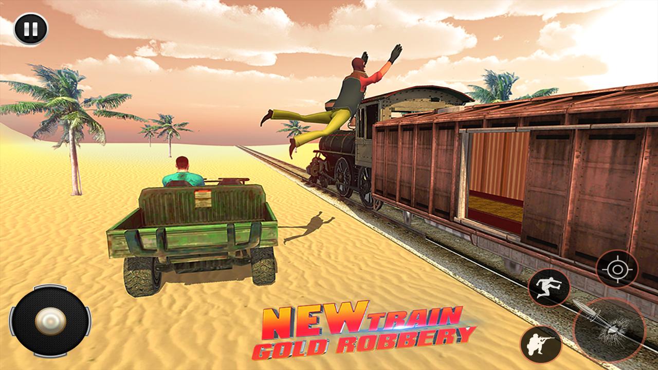 Grand Gold Robbery Game: Train