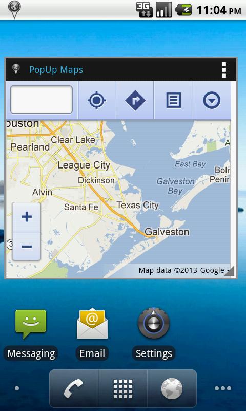 Pop Up Floating Maps
