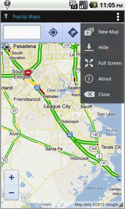 Pop Up Floating Maps