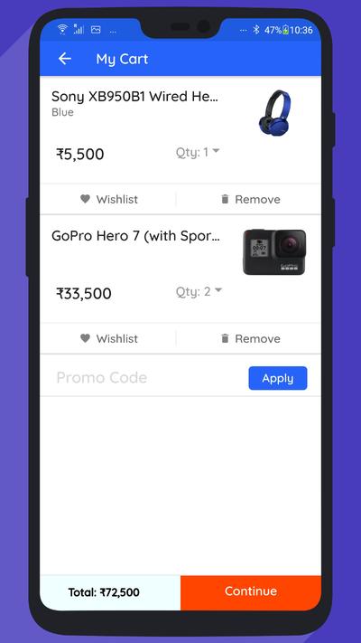 E-Commerce  Mobile App with Phone Authentication