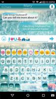 Glass Rainy Emoji Keyboard Art