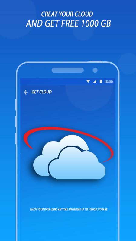 Storage 1000gb and backup prank