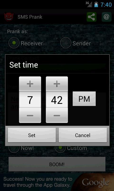 SMS Prank