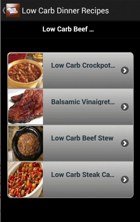 Low Carb Dinner Recipes