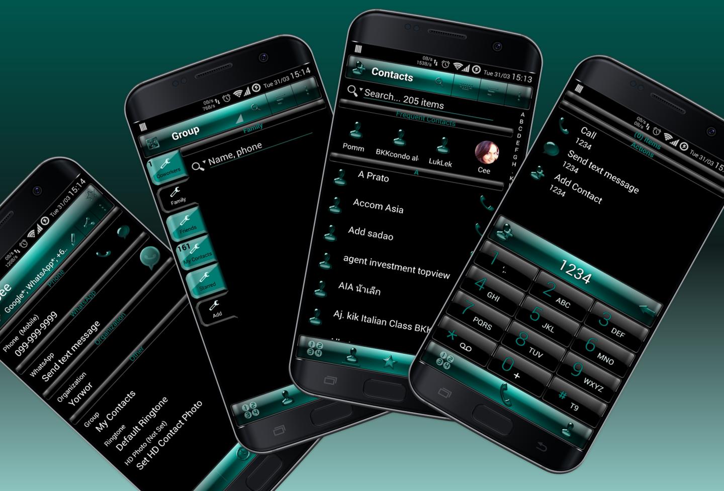 Theme x RocketDial Dusk BGreen