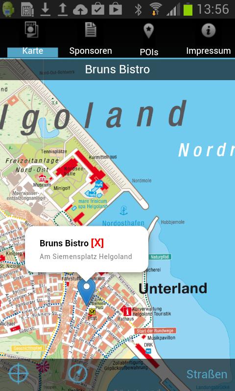 Stadtplan Helgoland