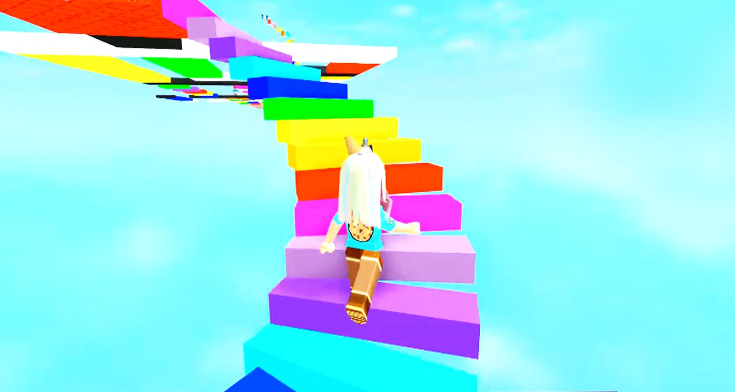 Jumping Into Rainbows Random Game Play Obby Guide