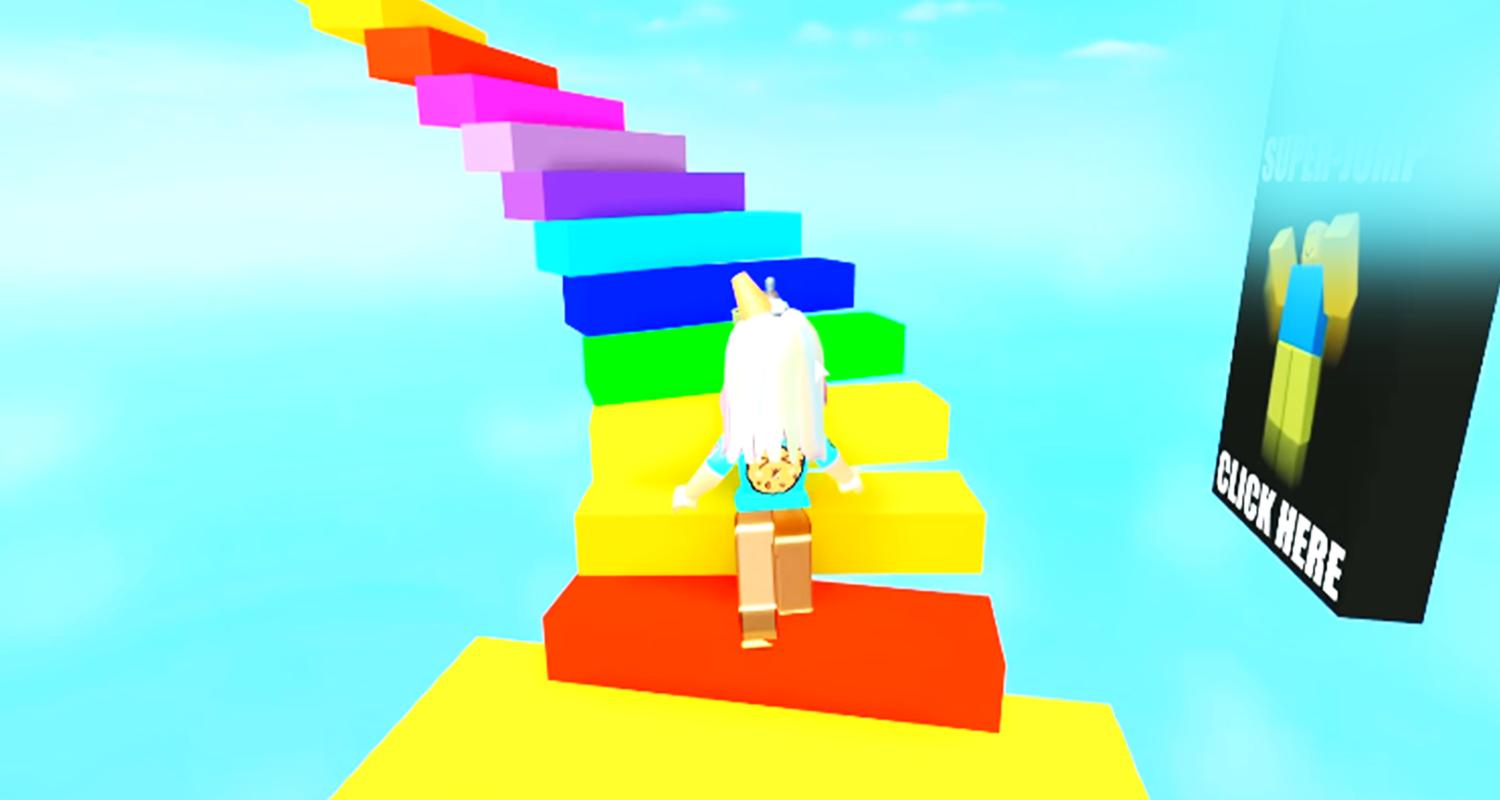 Jumping Into Rainbows Random Game Play Obby Guide
