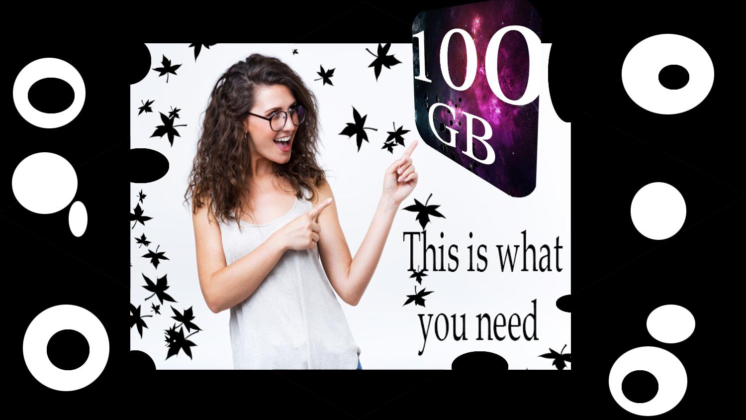 100GB free storage new