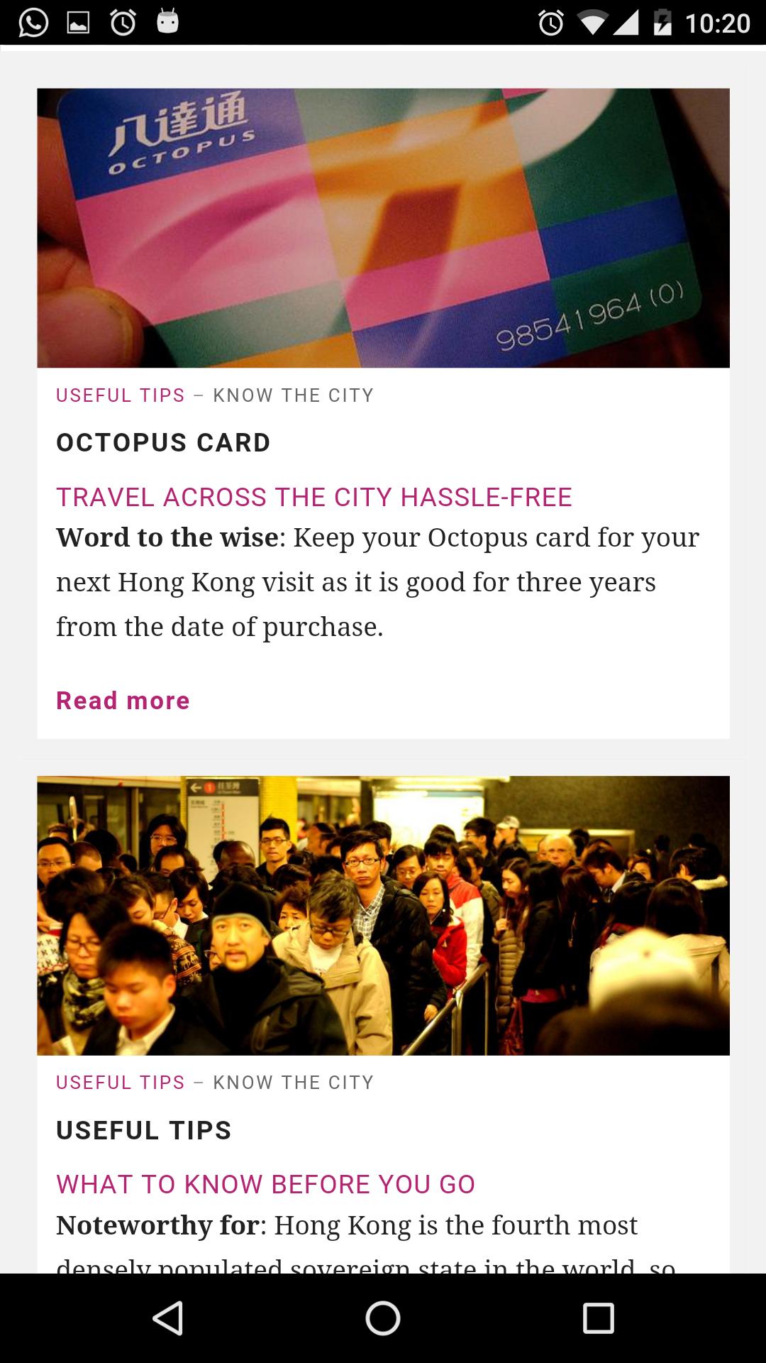 Hong Kong City Guide