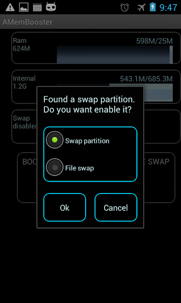 AMemoryTool Swap Enabler Root