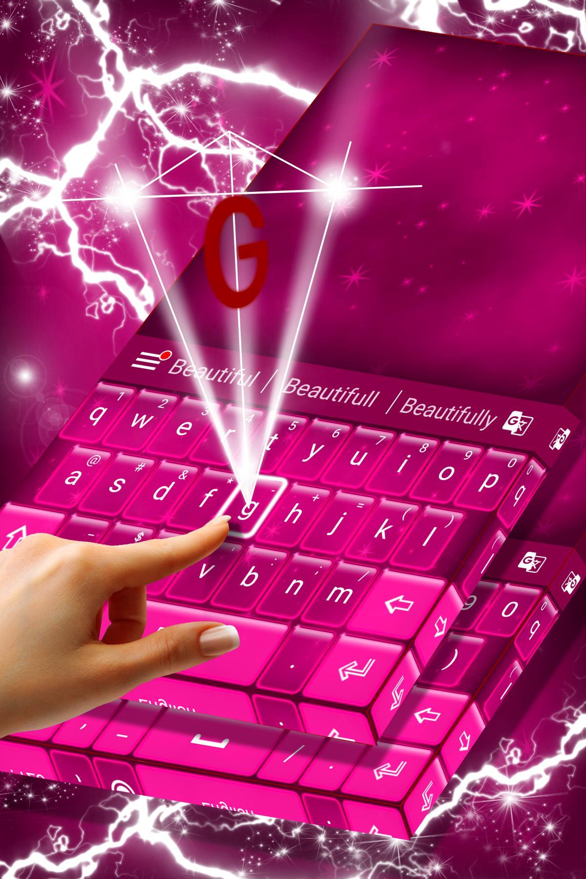 Pink Stars Keyboard