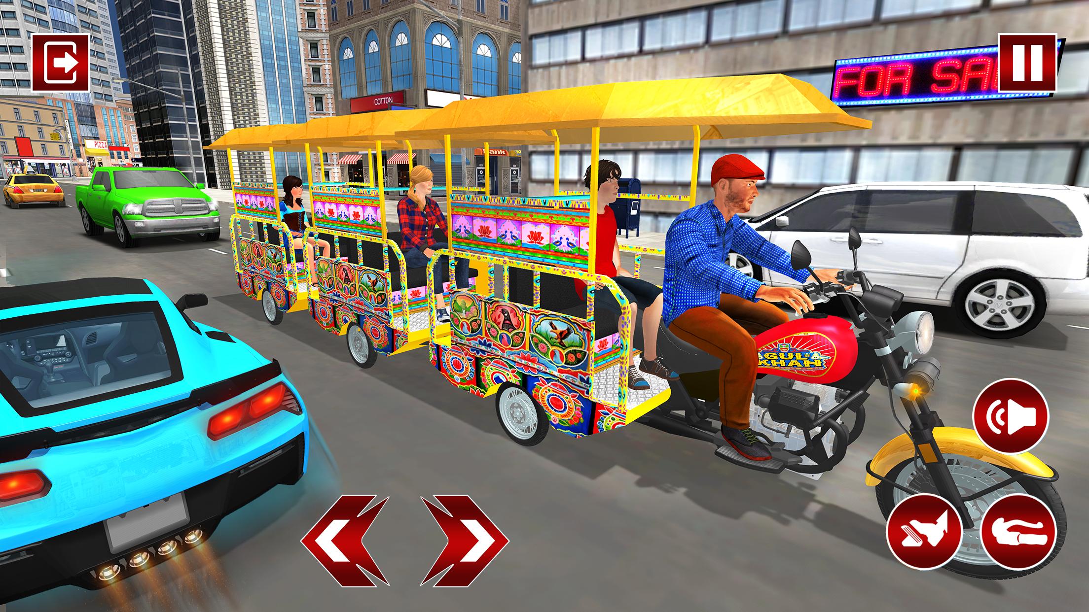 Long Tuk Tuk Simulator:Rickshaw Driving Game