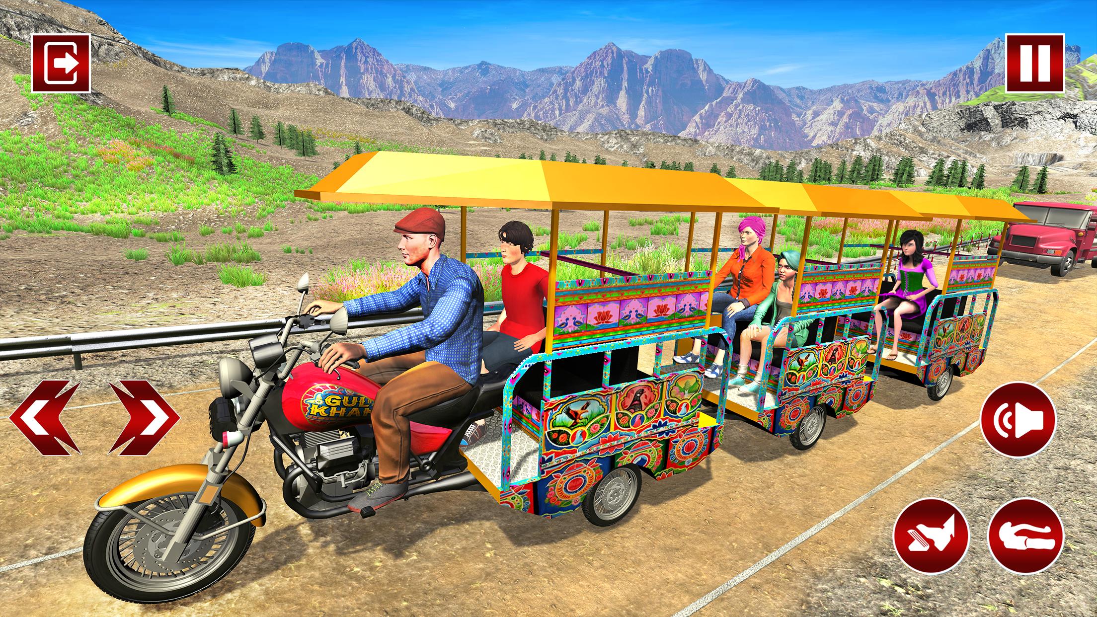 Long Tuk Tuk Simulator:Rickshaw Driving Game