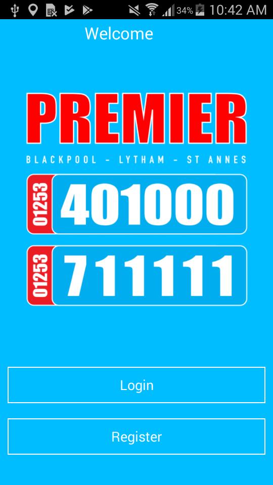 Premier Taxis Booking App