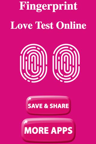 Fingerprint Love Test Online The Love Scanner Apps