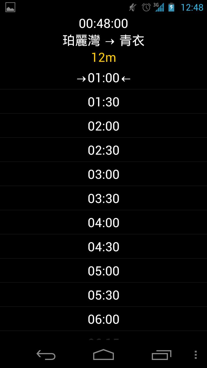 Park Island Transport Info