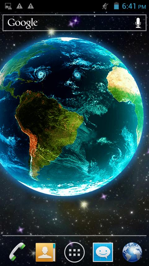 3D Earth Live Wallpaper
