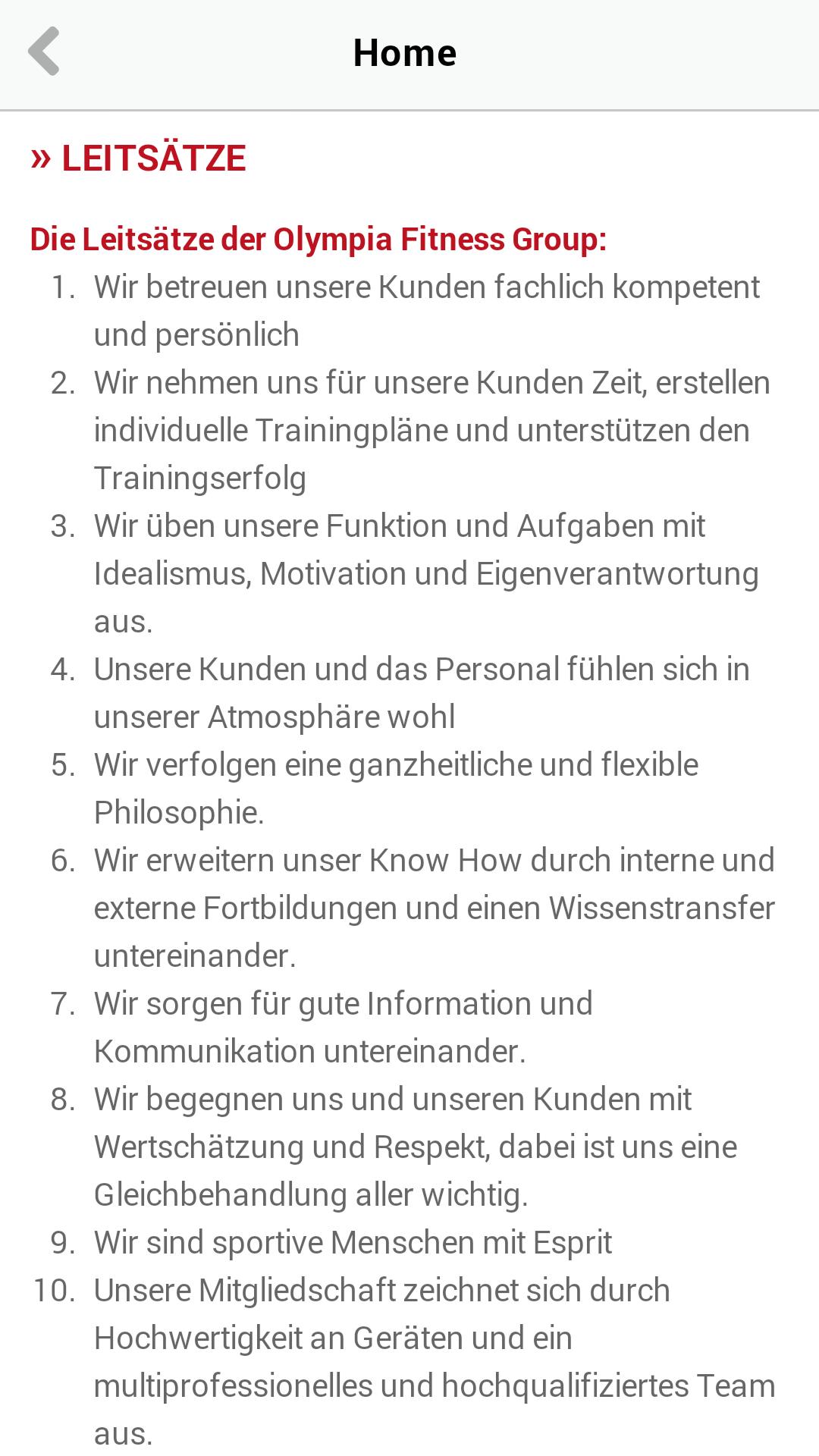 Olympia Fitnessgroup