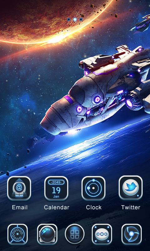 (FREE)Galaxy GO Launcher Theme